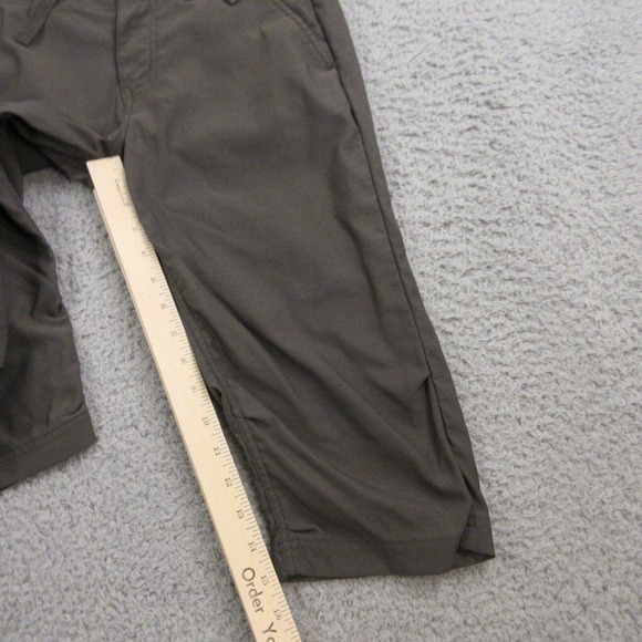 Prana Womens Crop‎ Capri Paant size 4 Nylon Stretch Hiking Outdoors Drawstring - Picture 8 of 9